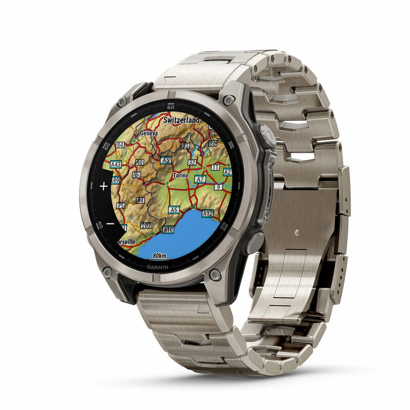 Умные часы Garmin Fenix 8 47mm Amoled Sapphire Titanium Graphite