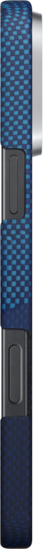 Чехол Pitaka MagEZ StarPeak Tactile Woven для iPhone 16 Pro Max, Over The Horizon (Синий)
