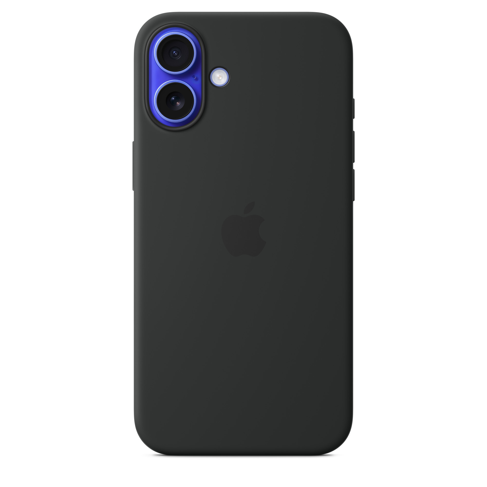 Силиконовый чехол для iPhone 16 Plus с MagSafe Black (Чёрный)
