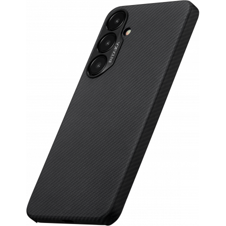 Чехол Pitaka Fusion Weaving MagEZ Case 4 для Samsung Galaxy S24+ , Black (Чёрный)