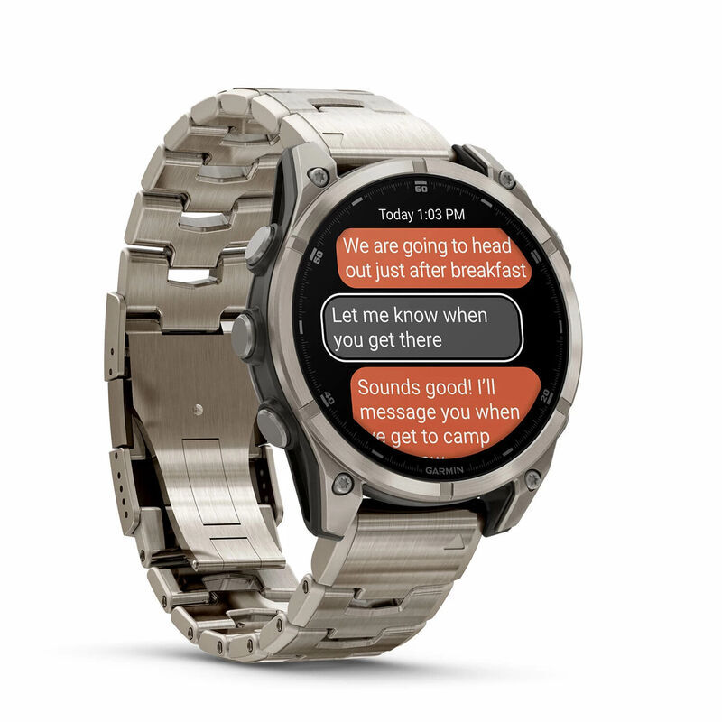 Умные часы Garmin Fenix 8 47mm Amoled Sapphire Titanium Graphite