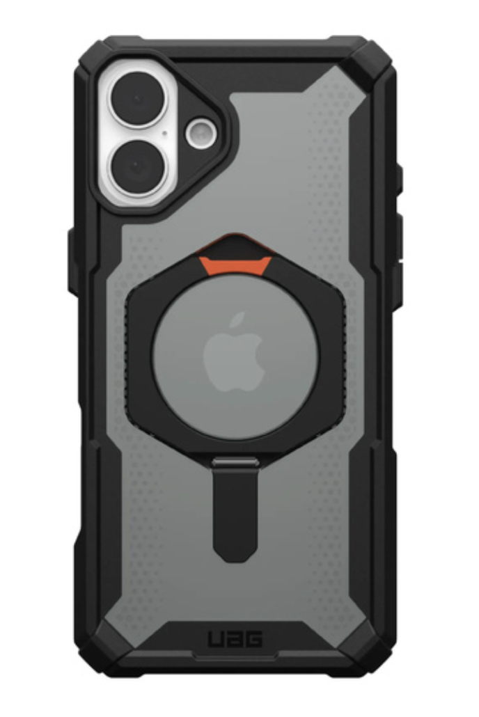 Чехол с поддержкой MAGSAFE Uag Plasma XTE для iPhone 16 Plus 6.7", цвет черно/оранжевый (Black/Orange)