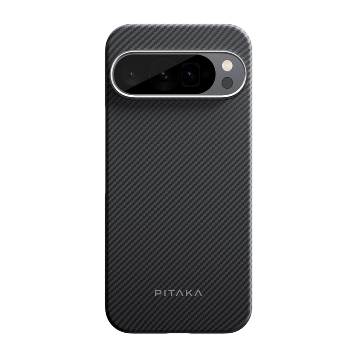 Чехол Pitaka Twill Ultra-Slim Case for Google Pixel 9 Pro Black/Grey (Чёрный/Серый)