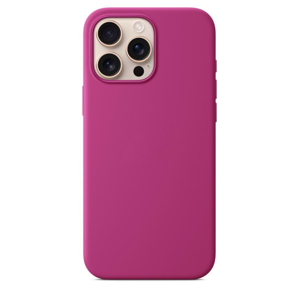 Силиконовый чехол для iPhone 16 Pro с MagSafe Fuchsia (Фуксия)