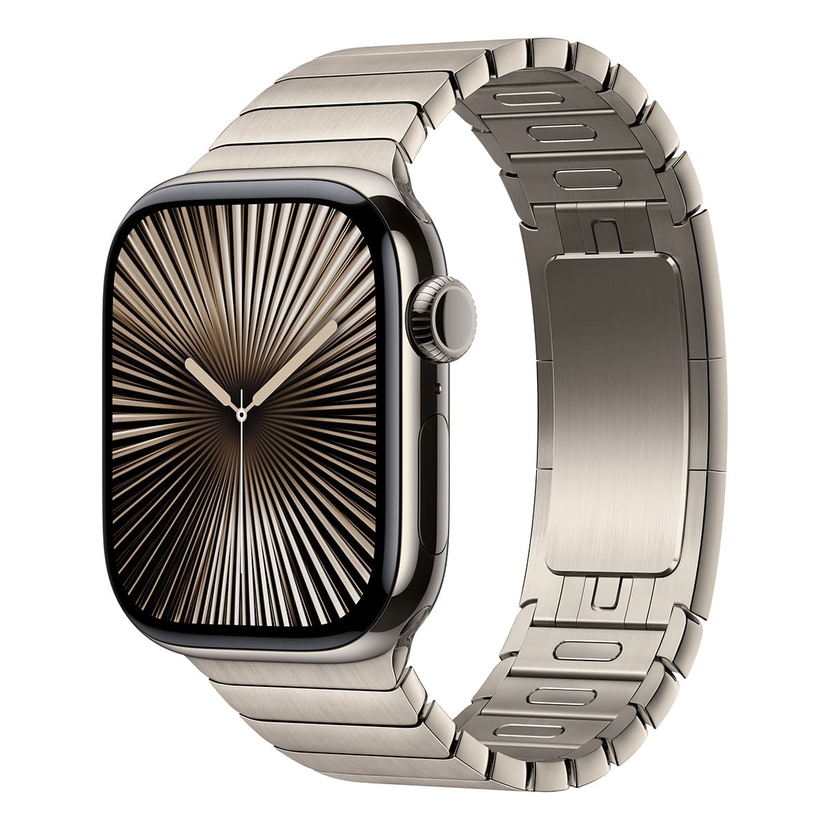 Apple Watch Series 10, 42 мм корпус из титана цвета «Natural», титановый Link ремешок "Natural"