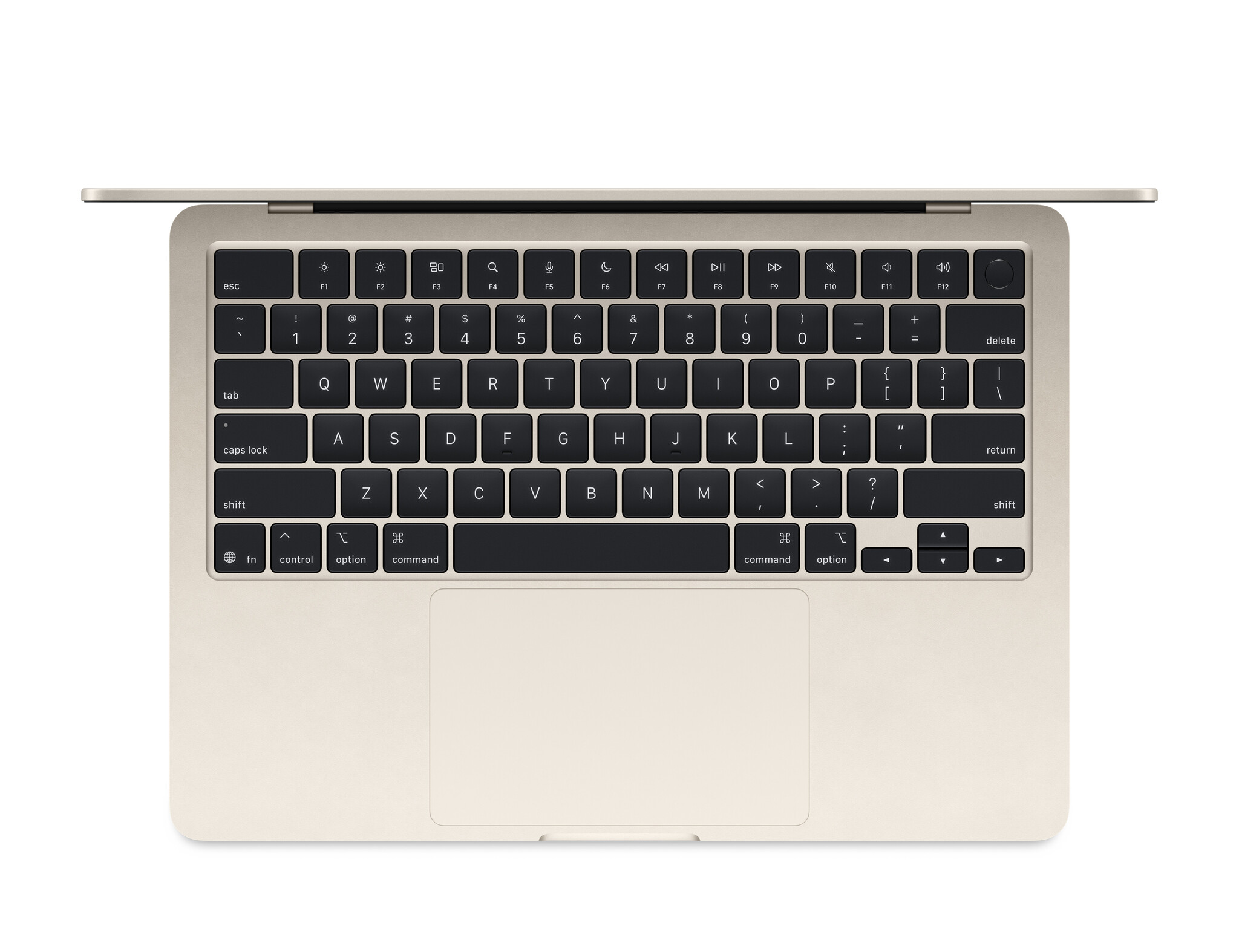Apple MacBook Air 13 M4, MW0Y3, 16GB, 256GB, 10-CPU, 8-GPU, Starlight (Сияющая звезда)
