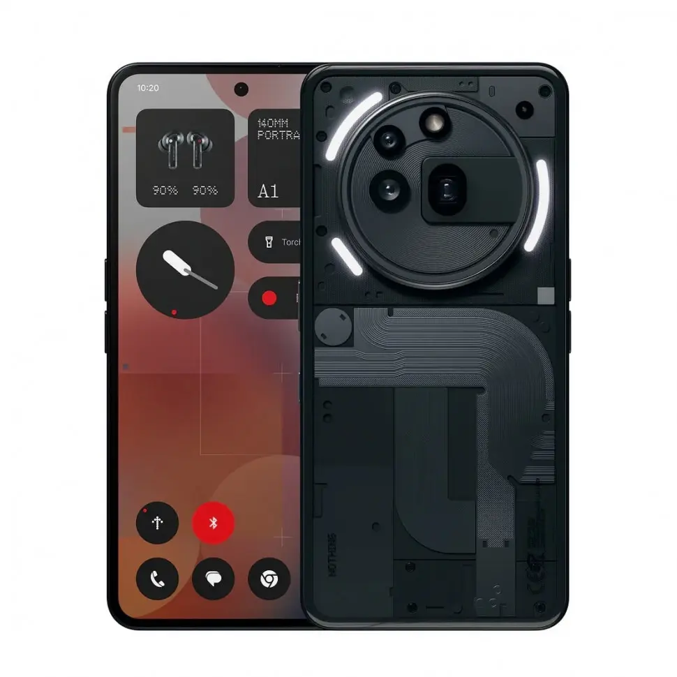 Смартфон Nothing Phone (3a) Pro 12/256Gb Black (Чёрный)
