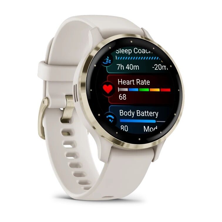 Умные часы Garmin VENU 3s Soft Gold IVORY