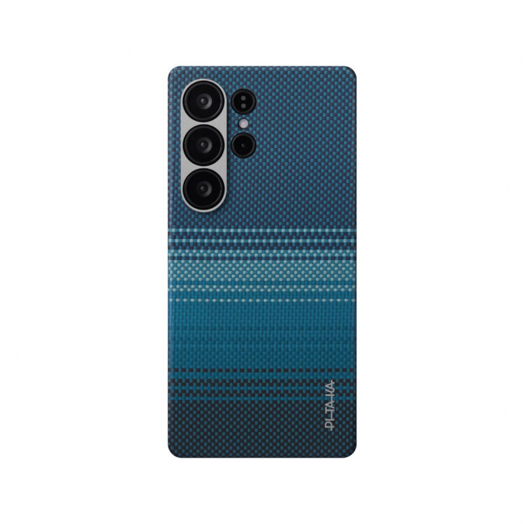 Чехол Pitaka StarPeak Tactile Woven Case for Samsung Galaxy S25 Ultra Over The Horizon (Синий)