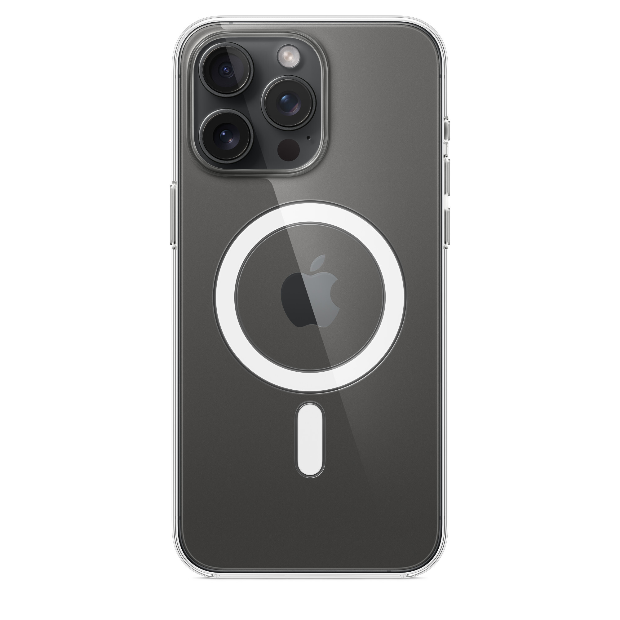 Прозрачный чехол для iPhone 15 Pro Max с MagSafe