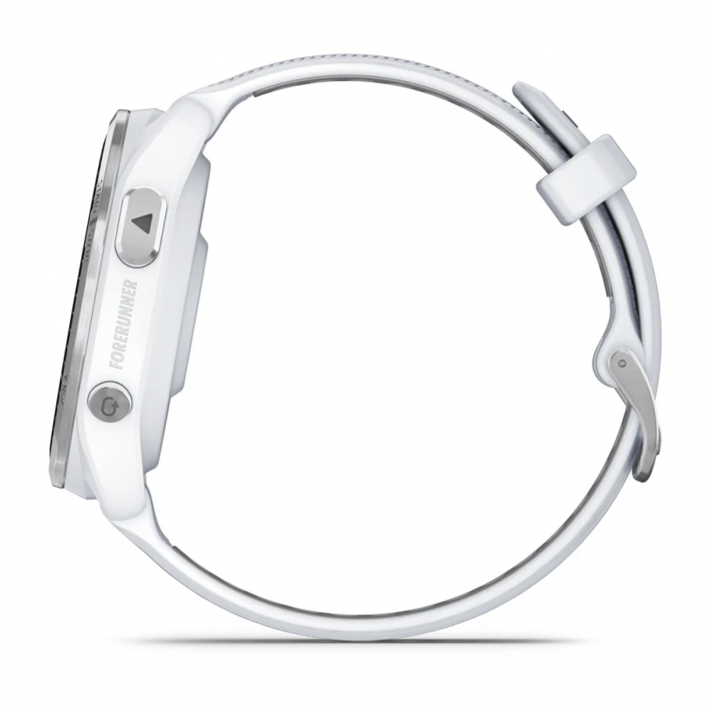 Умные часы Garmin Forerunner 965 с белым ремешком
