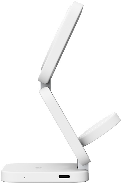 Складное беспроводное зарядное устройство Magssory Flex 3 в 1 для Apple, с магнитами, совместимое с MagSafe, White