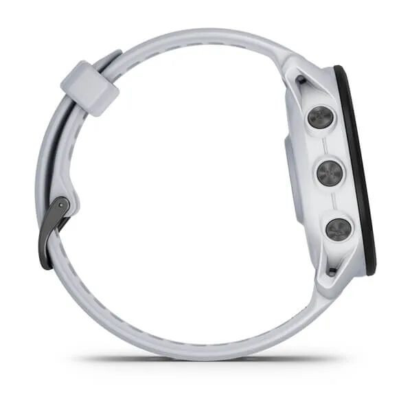Умные часы Garmin Forerunner 955 Solar с белым ремешком