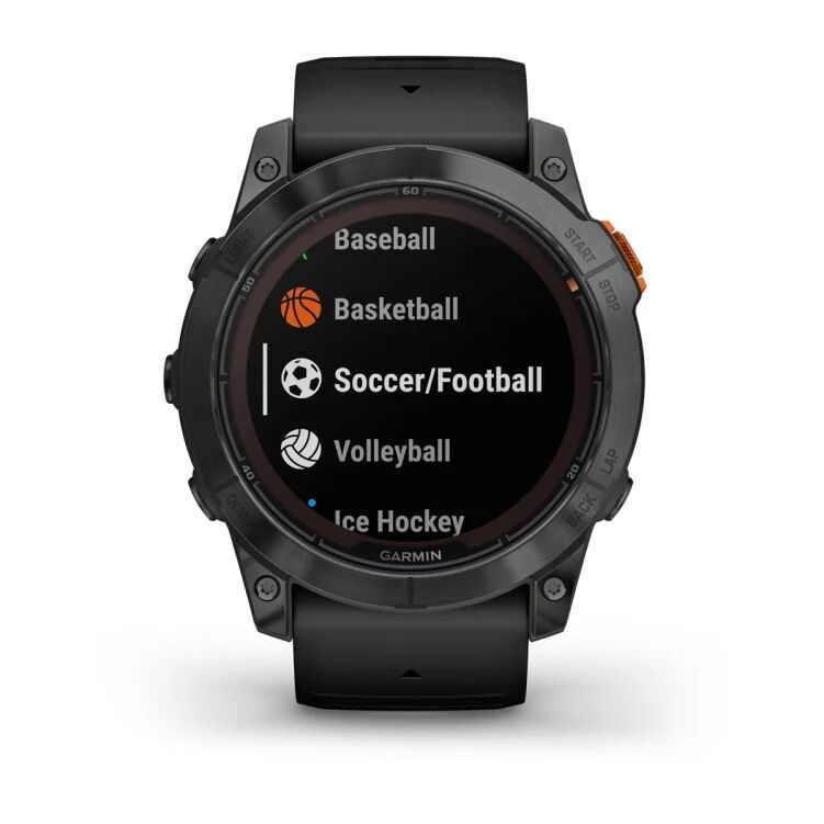 Умные часы Garmin Fenix 7X Pro Solar Edition Серый Корпус И Черный Ремешок