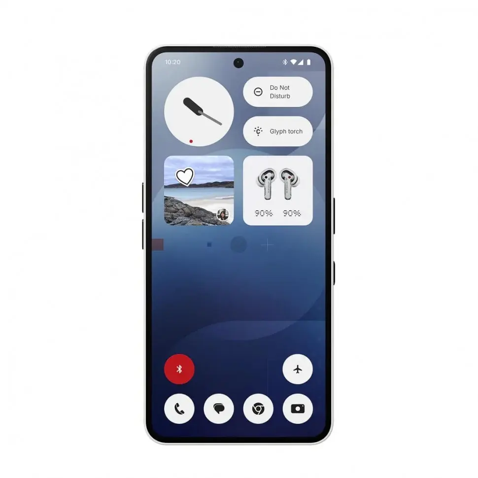 Смартфон Nothing Phone (3a) 12/256Gb White (Белый)