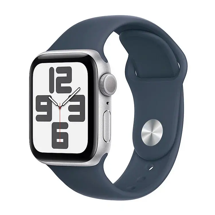 Apple Watch SE 2  (2023) GPS 40мм корпус из алюминия Silver + ремешок Blue