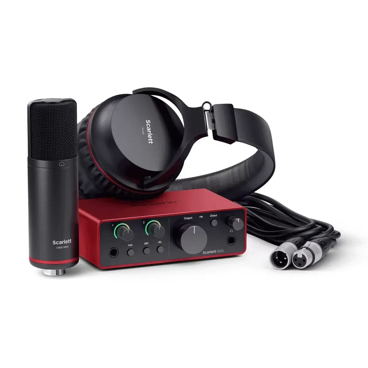 Внешняя звуковая карта Focusrite Scarlett Solo Studio 4th Gen