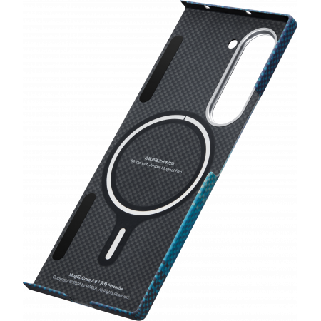 Чехол Pitaka Tactile Woven Case для Samsung Galaxy Z Fold 6, Moonrise (Голубой)