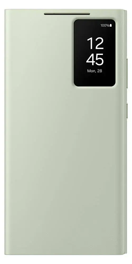 Чехол-книжка Samsung Smart View Wallet Case S24 Ultra Green (Светло-зелёный)