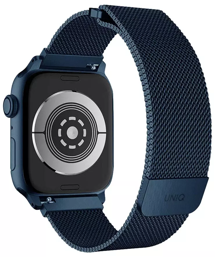 Ремешок Uniq для Apple Watch 41/40/38мм Dante Strap Mesh Steel для Apple Watch Cobalt Blue (Синий)