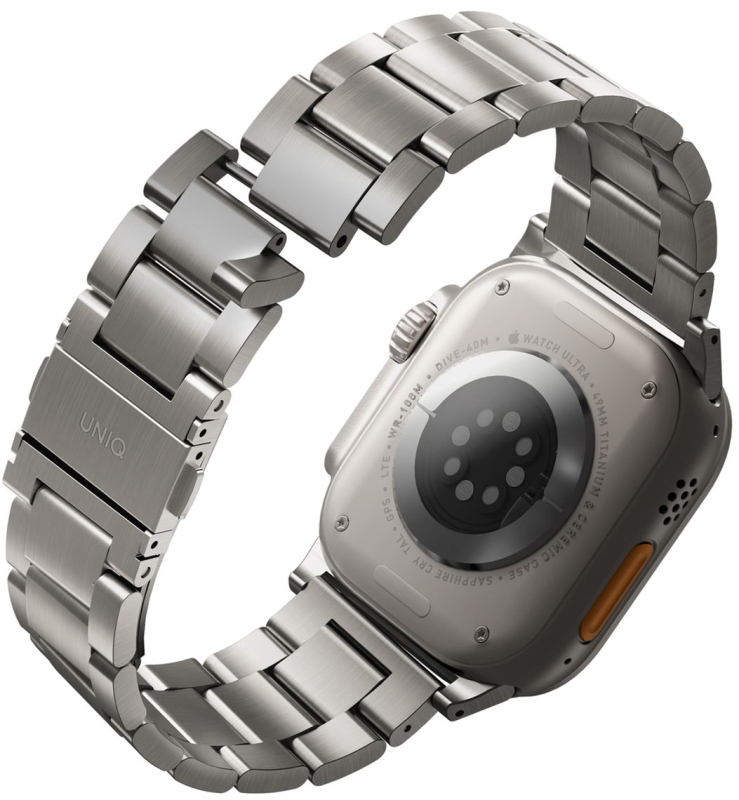 Ремешок Uniq 49/45/44/42мм OSTA Steel для Apple Watch Silver (Серебристый)