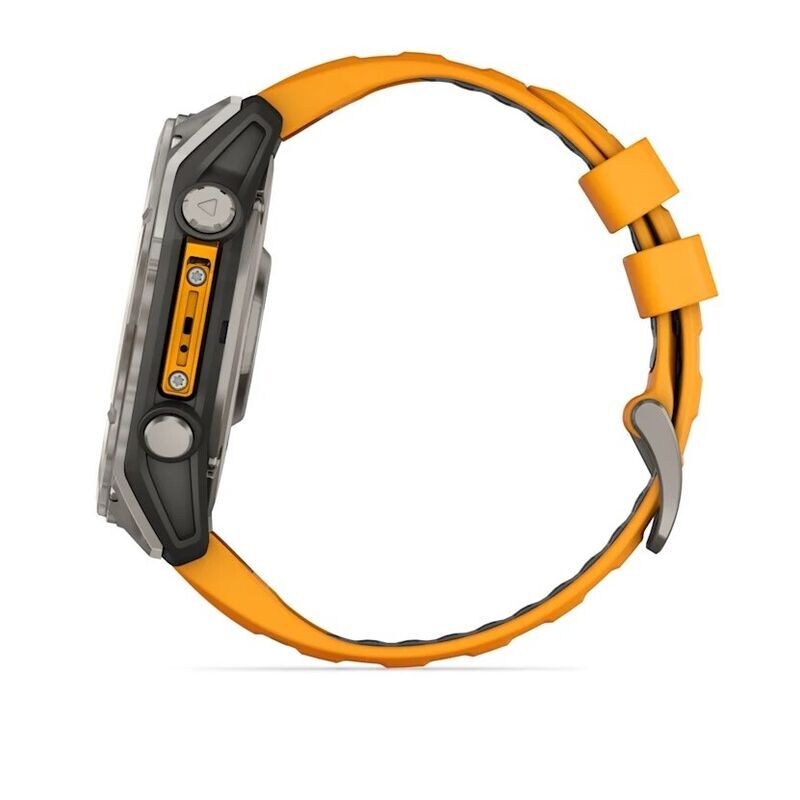 Умные часы Garmin Fenix 8 51mm Amoled Sapphire Titanium Spark Orange