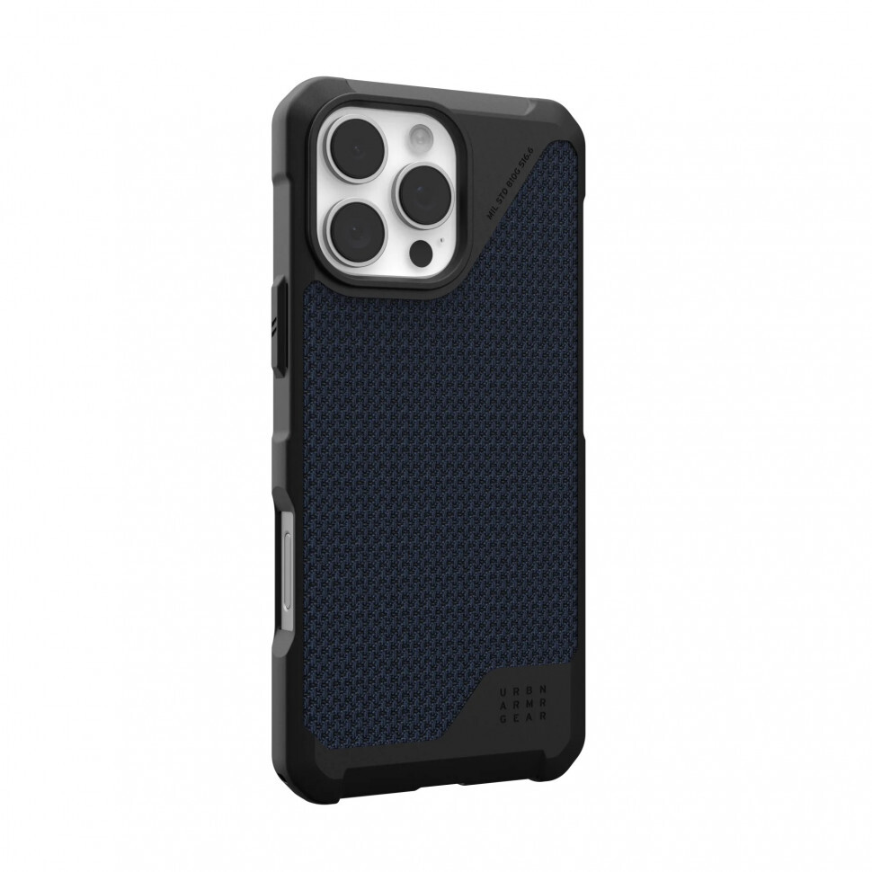 Чехол Uag Metropolis LT Kevlar для iPhone 16 Pro Mallard (Синий)