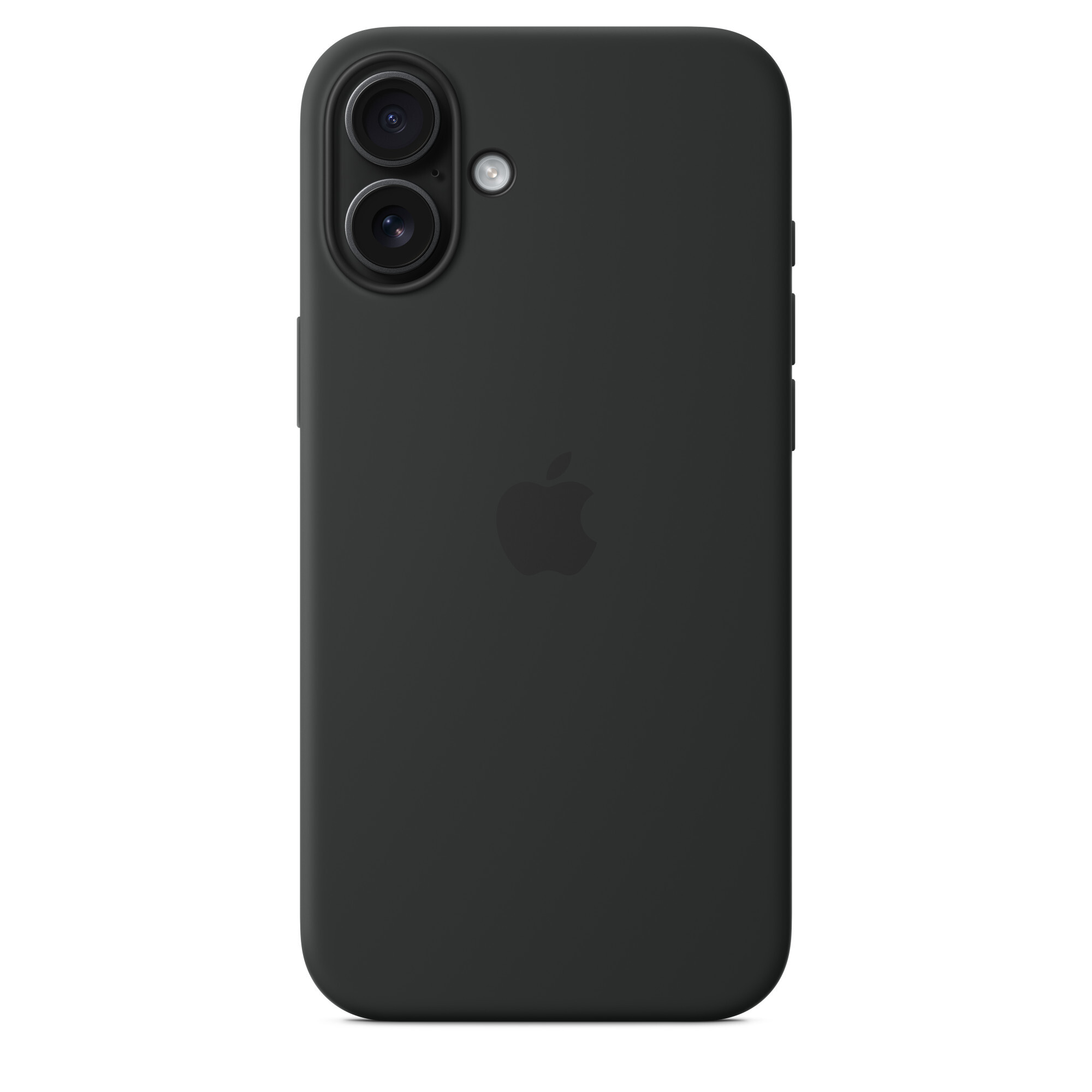 Силиконовый чехол для iPhone 16 Plus с MagSafe Black (Чёрный)