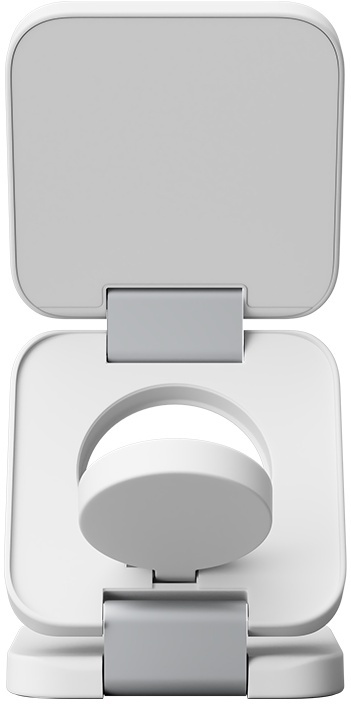 Складное беспроводное зарядное устройство Magssory Flex 3 в 1 для Apple, с магнитами, совместимое с MagSafe, White