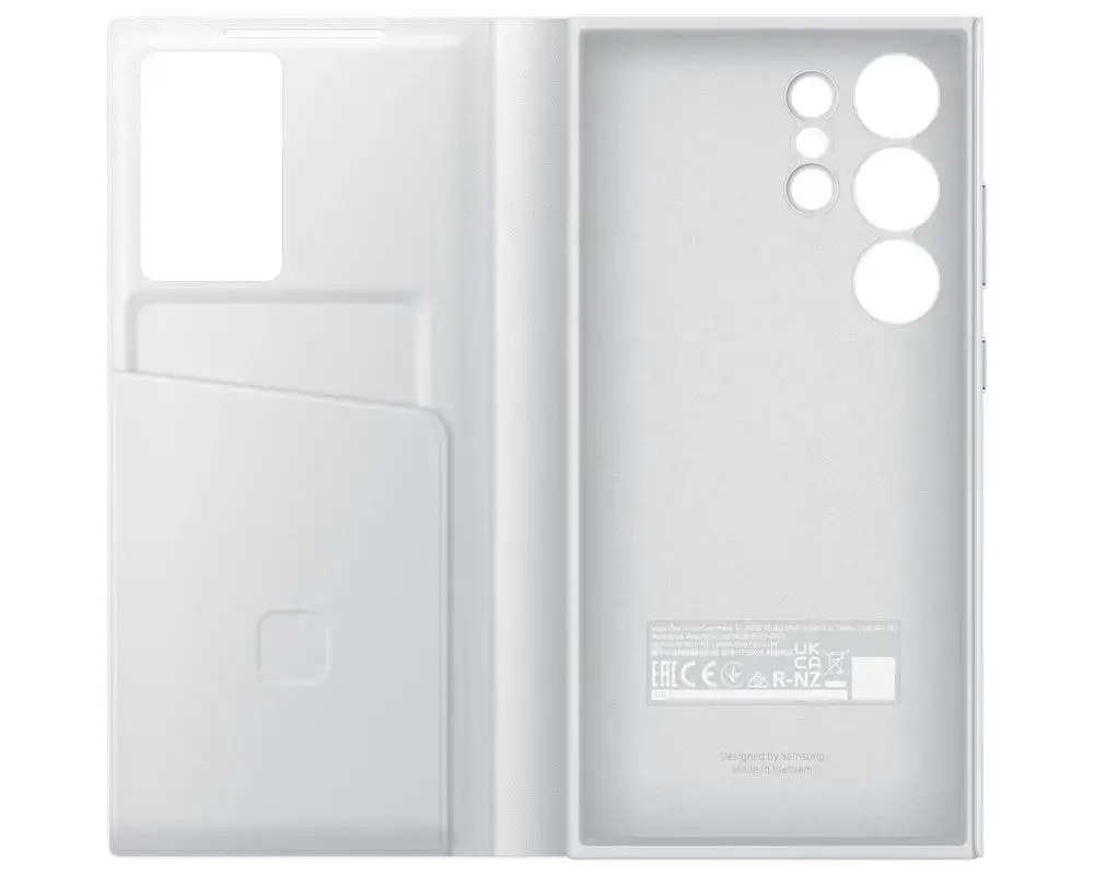 Чехол-книжка Samsung Smart View Wallet Case S24 Ultra White (Белый)