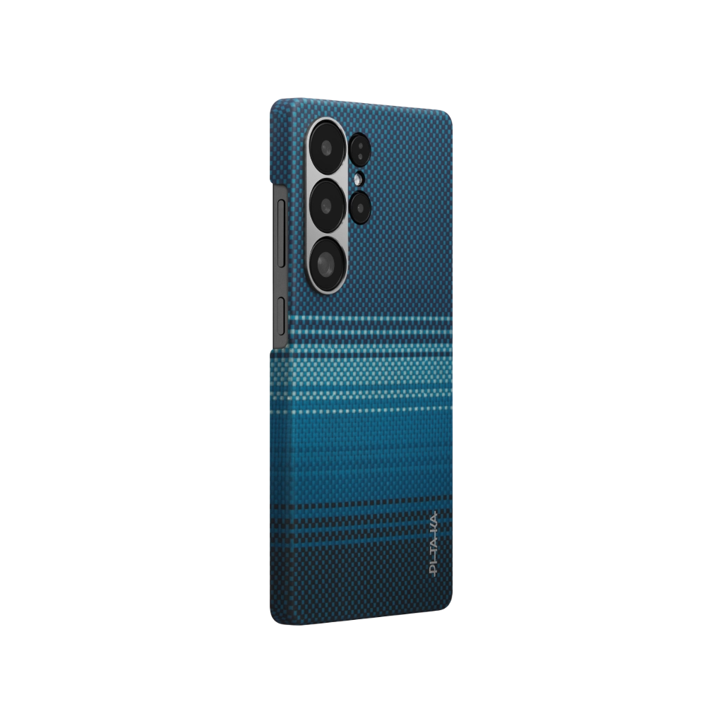 Чехол Pitaka Tactile Woven Case for Samsung Galaxy S25 Ultra Moonrise (Синий)