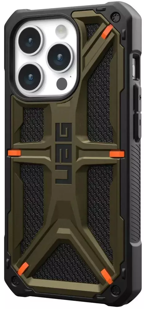 Чехол Uag Monarch Kevlar Element Green (Зелёный кевлар)