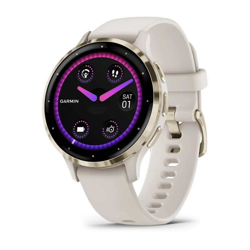 Умные часы Garmin VENU 3s Soft Gold IVORY
