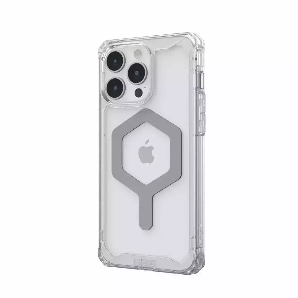 Чехол Uag Plyo Ice/Silver (Прозрачный/серый)