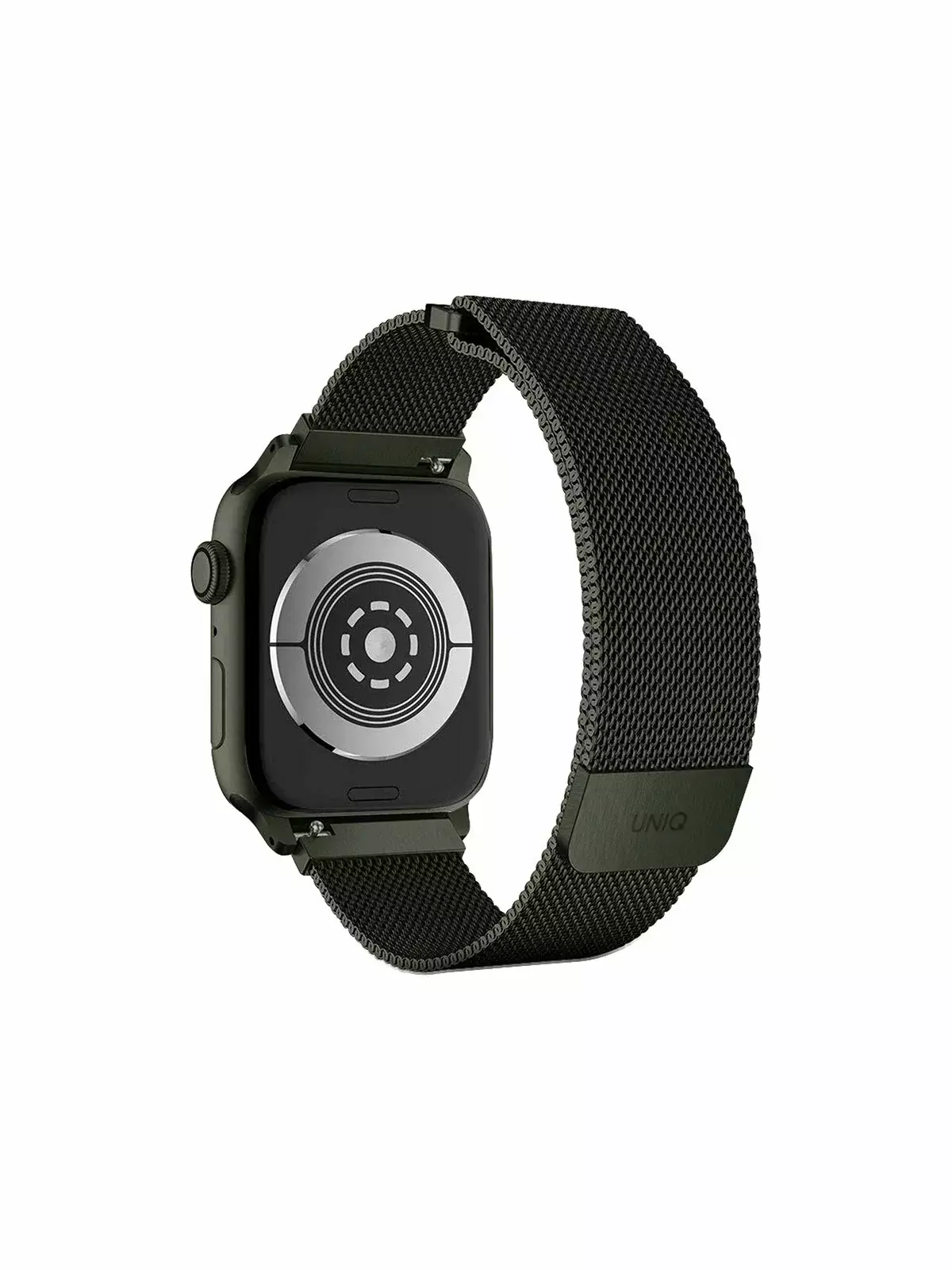 Ремешок Uniq для Apple Watch 45/44/42мм Dante Strap Mesh Steel для Apple Watch Green (Зелёный)
