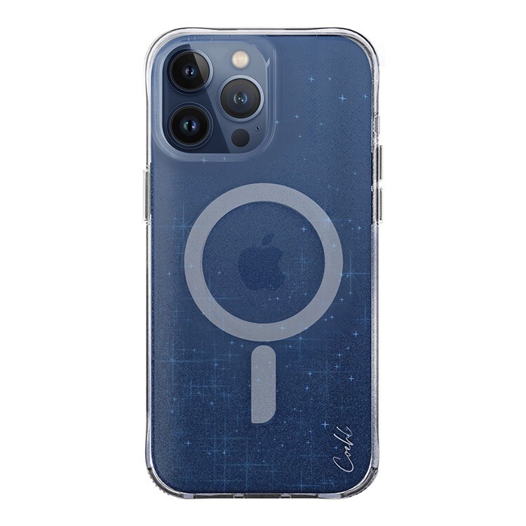 Чехол Uniq COEHL для iPhone 15 Pro Max Lumino Prussian Blue (MagSafe) (Синий)