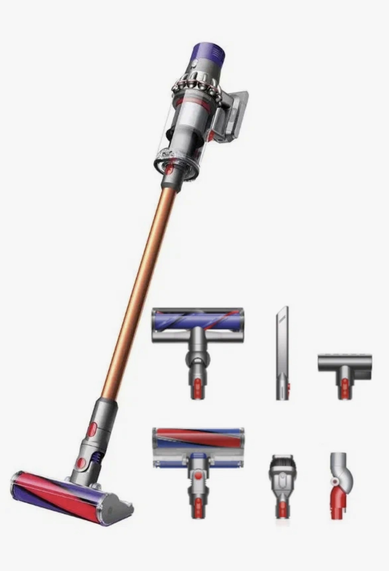 Пылесос Dyson V10 Absolute SV27 Cyclone Nickel/Copper (Никель/Медный)