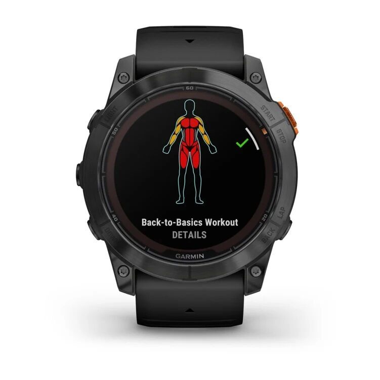 Умные часы Garmin Fenix 7X Pro Solar Edition Серый Корпус И Черный Ремешок
