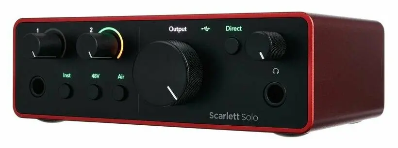 Внешняя звуковая карта Focusrite Scarlett Solo 4rd Gen