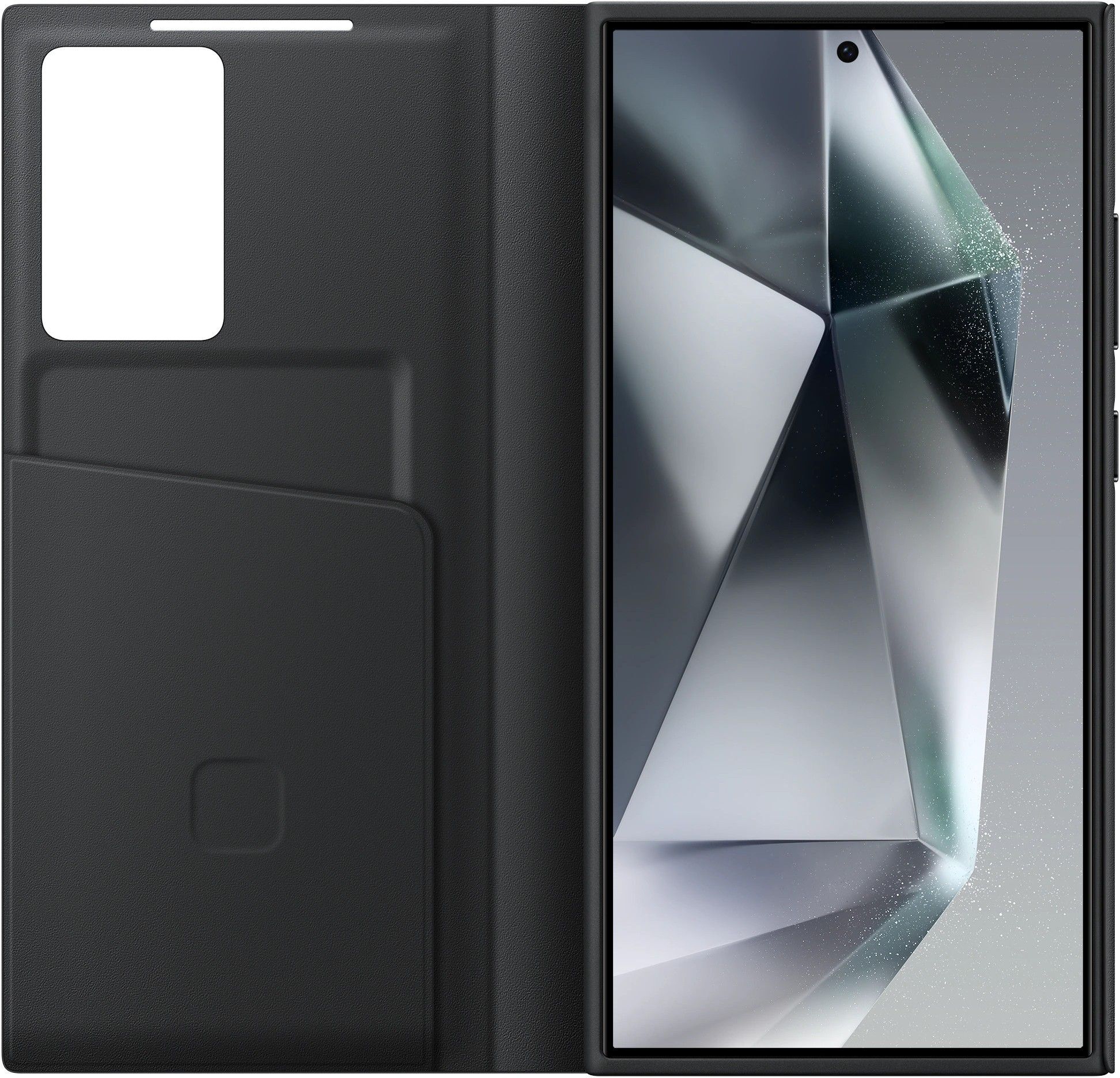 Чехол-книжка Samsung Smart View Wallet Case S24 Ultra Black (Чёрный)