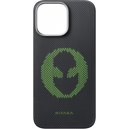 Чехол Pitaka Aries Tactile Woven Case для iPhone 16 Pro Max, Alien