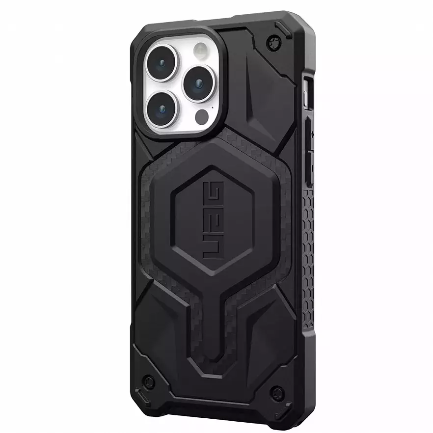 Чехол Uag Monarch Pro Carbon Fiber (Черный Карбон)