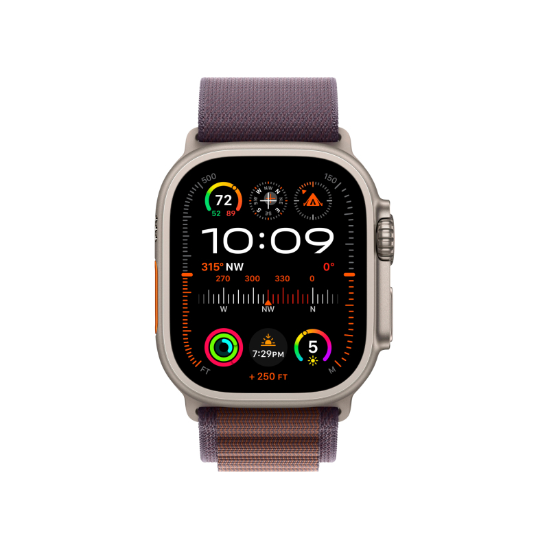 Apple Watch Ultra 2 49mm Titanium Case Alpine Loop Indigo
