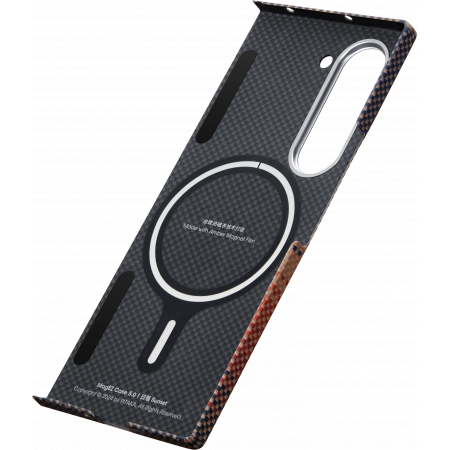 Чехол Pitaka Tactile Woven Case для Samsung Galaxy Z Fold 6, Sunset (Оранжевый)