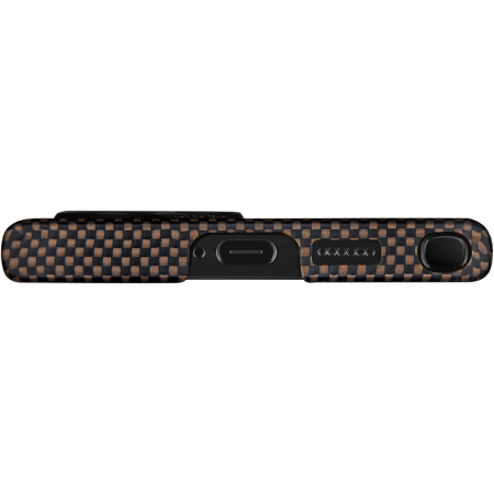 Чехол Pitaka Fusion Weaving MagEZ Case 4 для Samsung Galaxy S24 Ultra, Sunset (Коричневый)