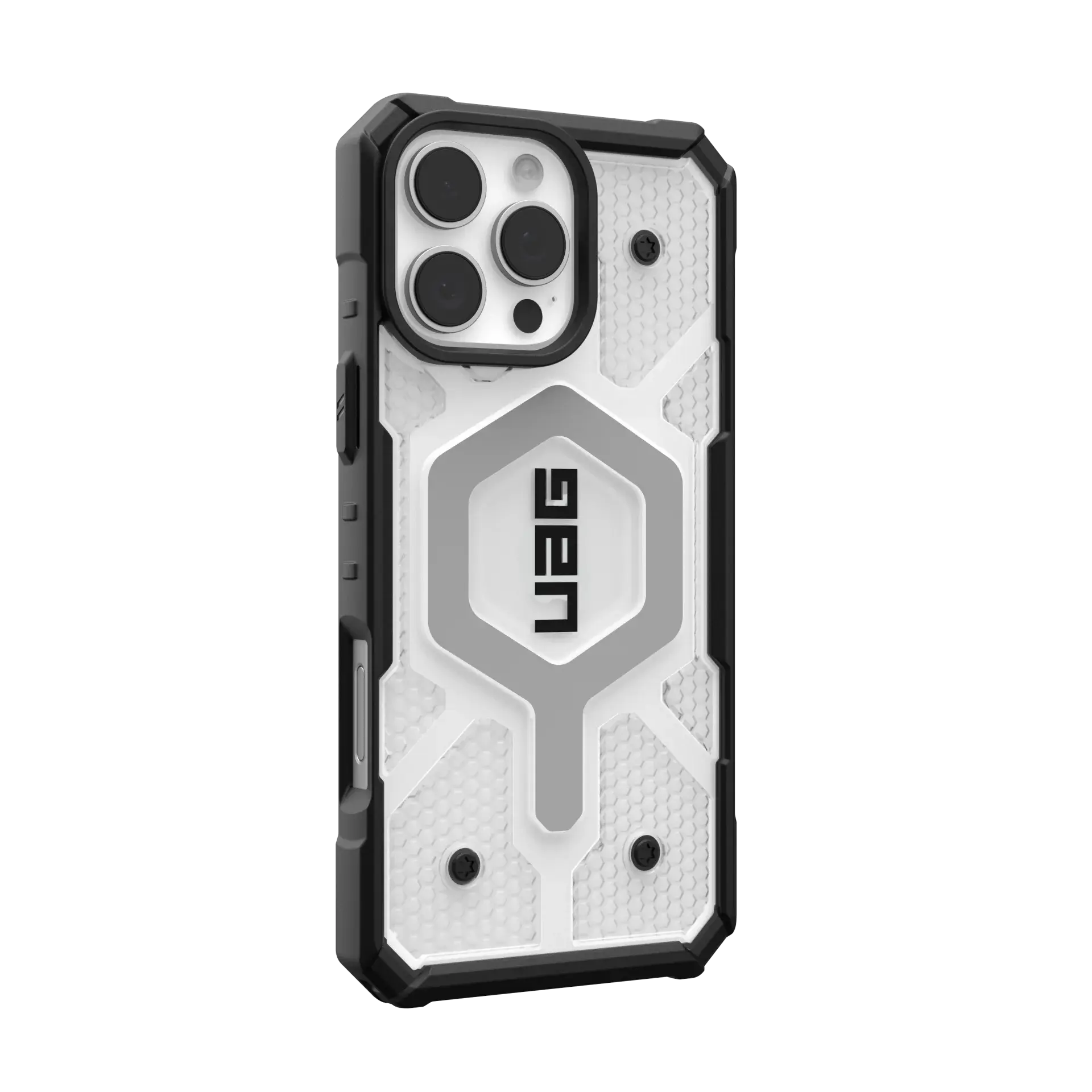 Чехол Uag Pathfinder Прозрачный С Чёрными Вставками для iPhone 16 Pro Max