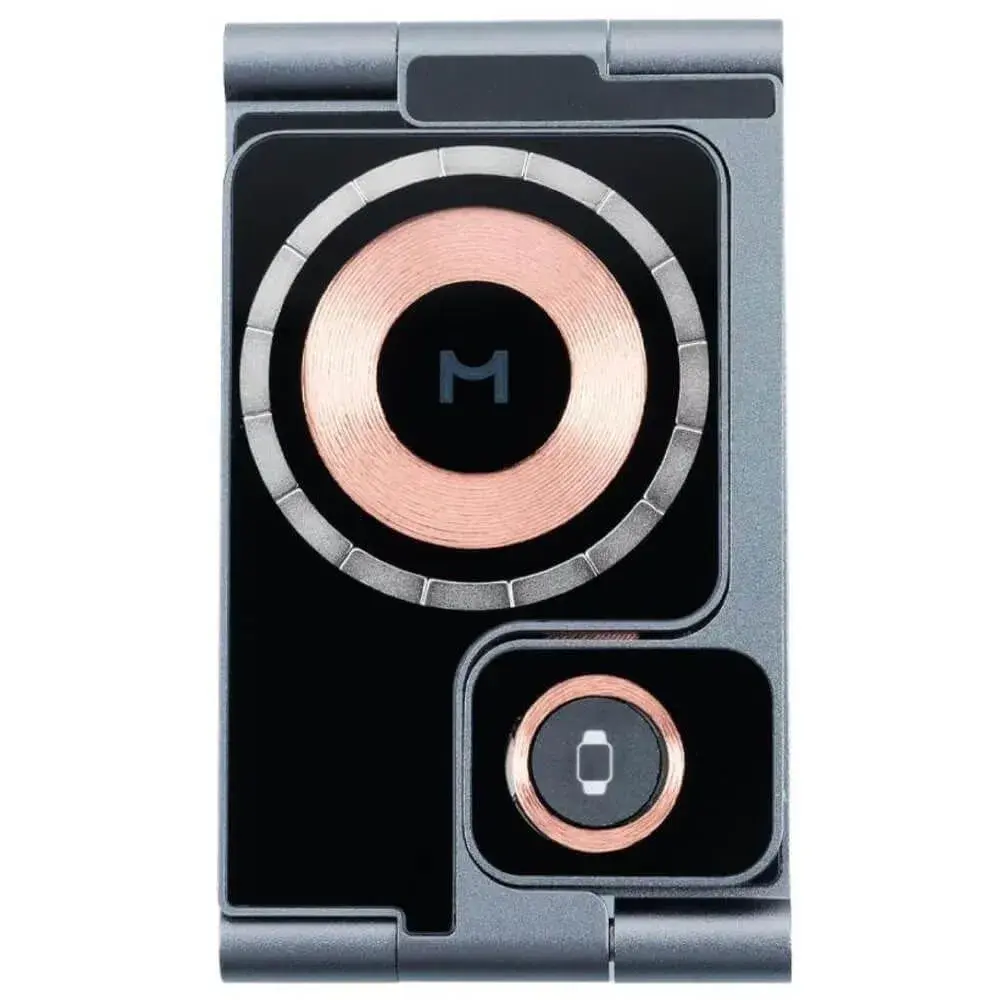 Складное беспроводное зарядное устройство Magssory Robo Design 3 в 1 для iPhone, AirPods и Apple Watch, с магнитами, совместимое с MagSafe, Midnight