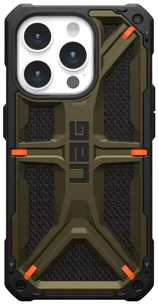 Чехол Uag Monarch Kevlar Element Green (Зелёный кевлар)