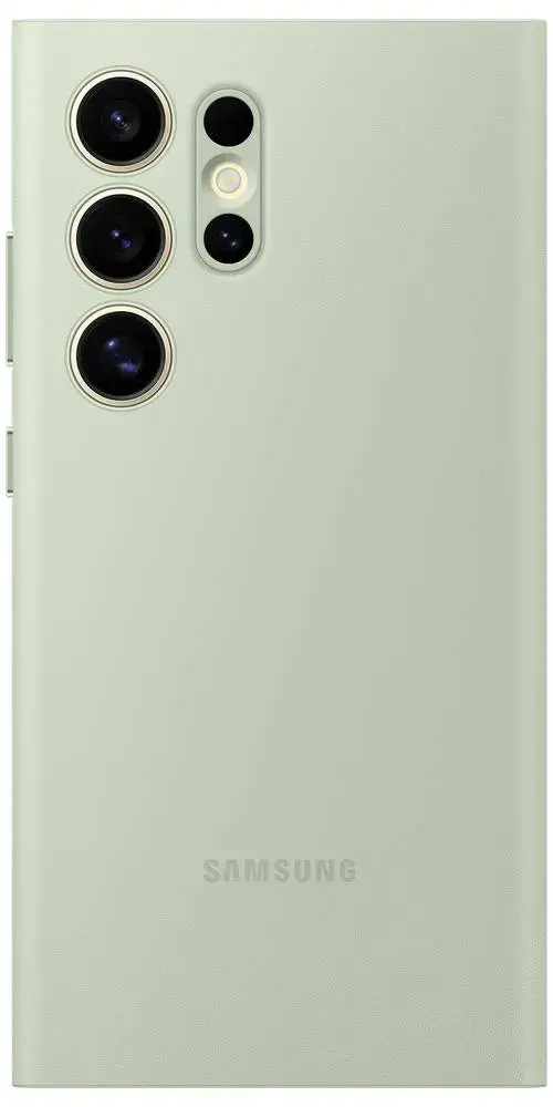 Чехол-книжка Samsung Smart View Wallet Case S24 Ultra Green (Светло-зелёный)