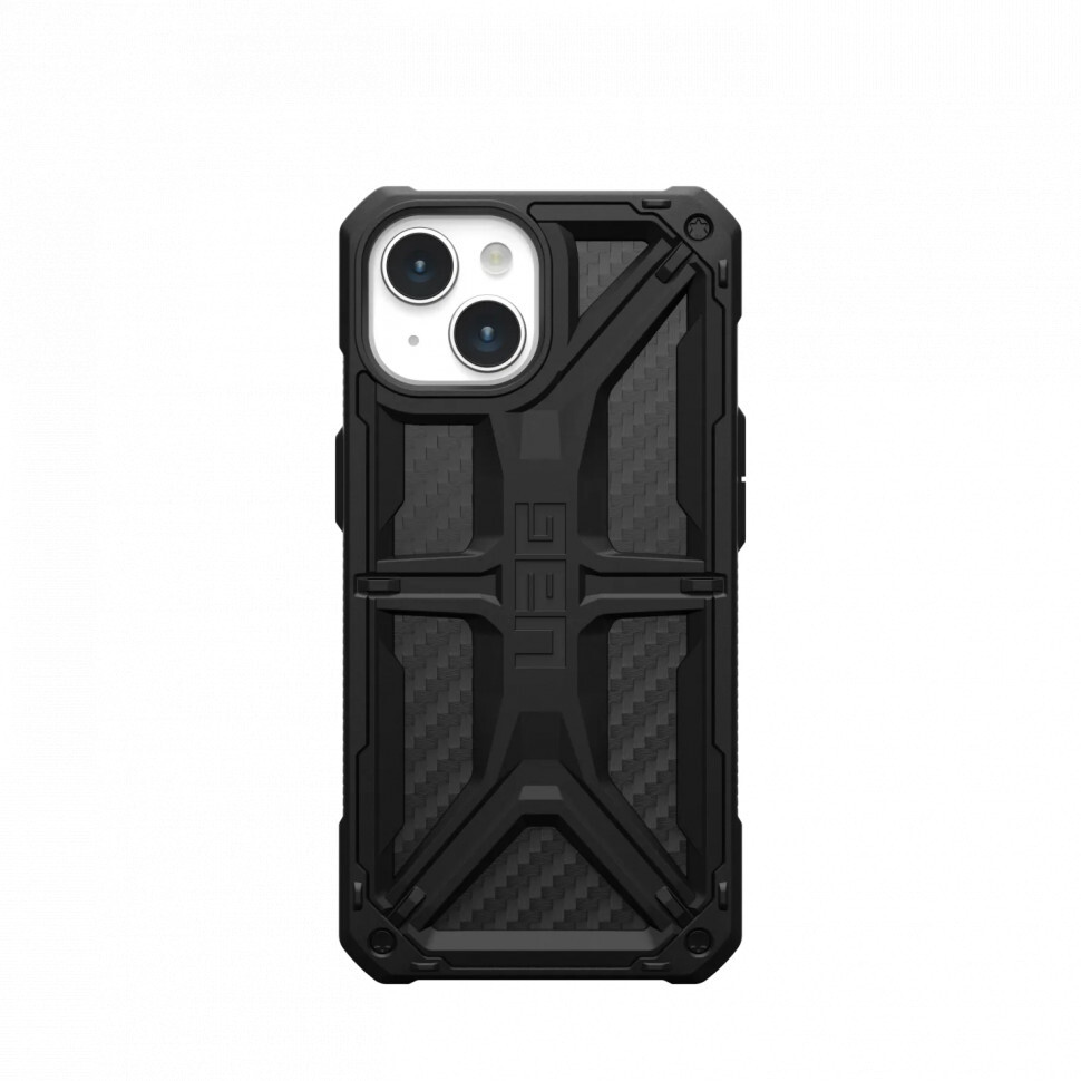 Чехол Uag Monarch Carbon Fiber (Чёрный Карбон)